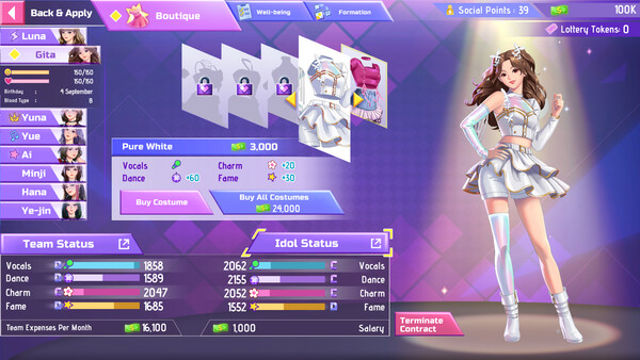 Tải game K-pop Idol Stories Road to Debut-TENOKE