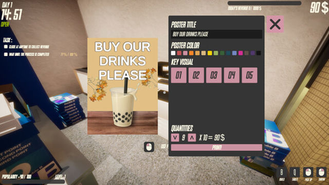 Tải game Boba Tea Shop Simulator-TENOKE