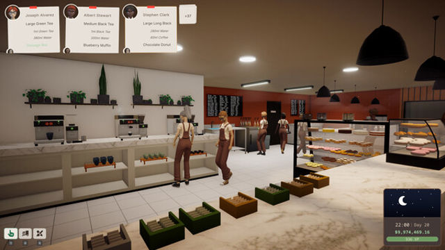 Tải game Cup and Counter Coffee Shop Simulator-GoldBerg